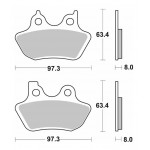 Тормозные колодки SBS Ultra Quit Brake Pads, Ceramic 826H.HF